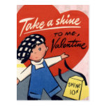 Tarjeta del día de San Valentín para los niños Postal