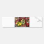 tarjeta del día de San Valentín Pegatina De Parachoque
