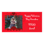 Tarjeta del día de San Valentín Photocard de los c Tarjeta Fotografica Personalizada