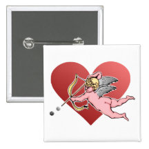 Tarjeta del día de San Valentín Pins