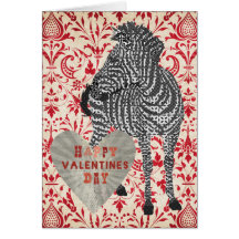 Tarjeta del día de San Valentín roja de Zenya