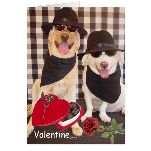 ¡Tarjeta del día de San Valentín, somos dos de una