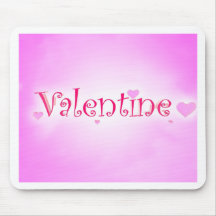 Tarjeta del día de San Valentín Tapetes De Ratón