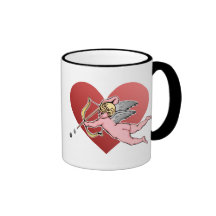 Tarjeta del día de San Valentín Taza