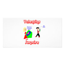 Tarjeta del día de San Valentín Uh oh Tarjetas Personales Con Fotos