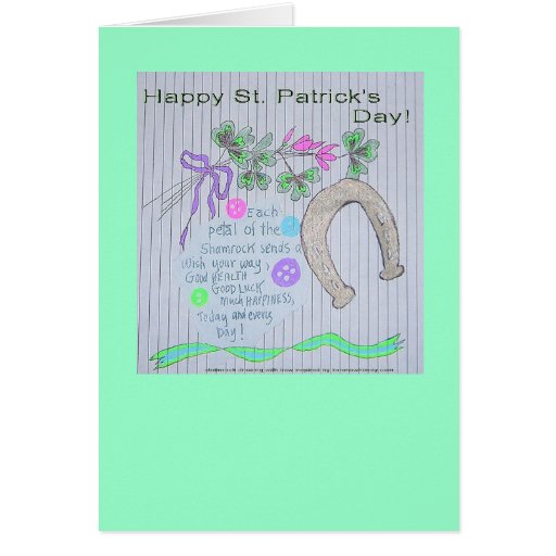 Tarjeta del día de St Patrick nostálgico - modific