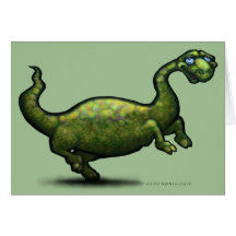 Tarjeta del dinosaurio