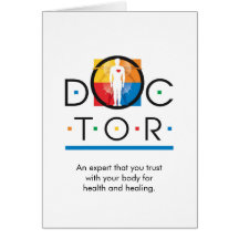 Tarjeta del "doctor" nota