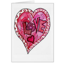 Tarjeta del el día de San Valentín
