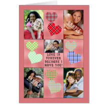 Tarjeta del el día de San Valentín de la foto con 