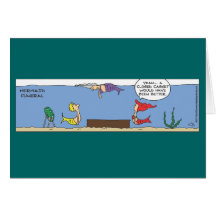 Tarjeta del entierro de la sirena
