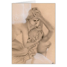 Tarjeta del eros y de la psique