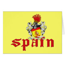 Tarjeta del escudo de España