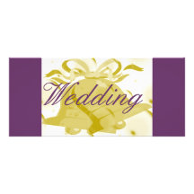 Tarjeta del estante de Belces de boda Lonas