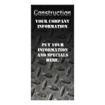 Tarjeta del estante de la construcción plantillas de lonas