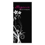 Tarjeta del estante del diseño floral lonas personalizadas