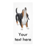 Tarjeta del estante del grito Basset Hound Tarjetas Publicitarias Personalizadas