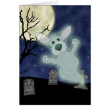 Tarjeta del fantasma del cementerio del Corgi