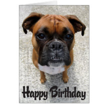 Tarjeta del feliz cumpleaños del perro de perrito 