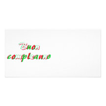 Tarjeta del feliz cumpleaños tarjeta personal con foto
