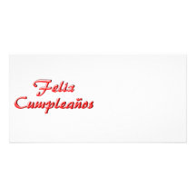 Tarjeta del feliz cumpleaños tarjeta fotografica  