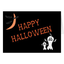 Tarjeta del feliz Halloween