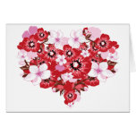 tarjeta del floweryheart
