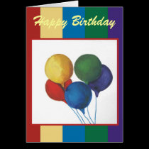 tarjeta del globo tarjetas