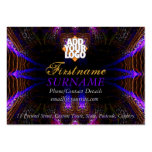 Tarjeta del gran negocio del fractal de Purpliciou Tarjetas De Visita