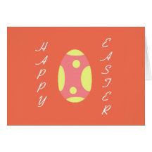 Tarjeta del huevo de Pascua