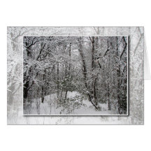 Tarjeta del invierno