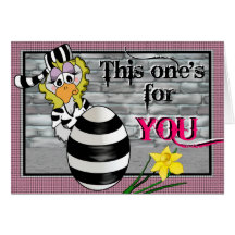 Tarjeta del Jailbird de Pascua