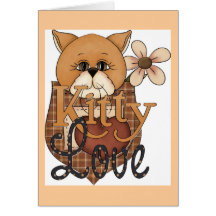 tarjeta del kittylove. .greeting