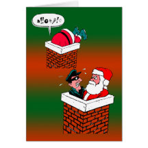 Tarjeta del ladrón de Navidad