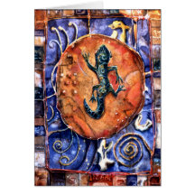 Tarjeta del lagarto II de PMACarlson