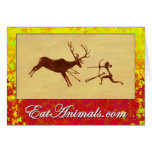 tarjeta del logotipo del otoño de EatAnimals.com