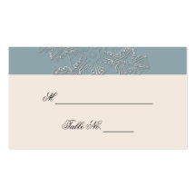 Tarjeta del lugar del boda del blanco puro y del a tarjetas personales