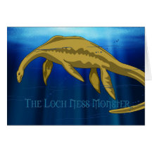 Tarjeta del monstruo de Loch Ness