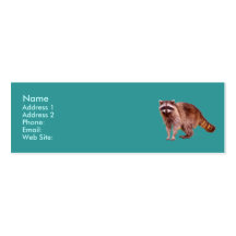 Tarjeta del negocio o del perfil de la fauna tarjeta de visita