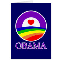 Tarjeta del orgullo de Obama