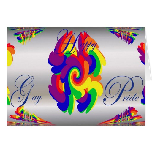 Tarjeta del orgullo gay