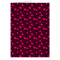 Tarjeta del ornamental del corazón tarjetas