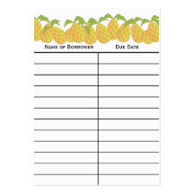 Tarjeta del parte movible del libro de la piña tarjetas de visita