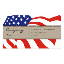 Tarjeta del perfil - bandera decorativa de los E.E Tarjeta De Negocio