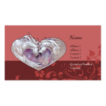 Tarjeta del perfil - corazón de Pegaso Tarjetas De Visita
