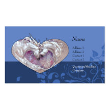 Tarjeta del perfil - corazón de Pegaso Tarjeta De Visita