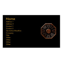 Tarjeta del perfil de Bagua Plantilla De Tarjeta De Negocio