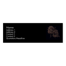 Tarjeta del perfil de DarkRose Tarjetas De Negocios