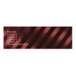 Tarjeta del perfil de Gothica - rojo Plantillas De Tarjetas De Visita