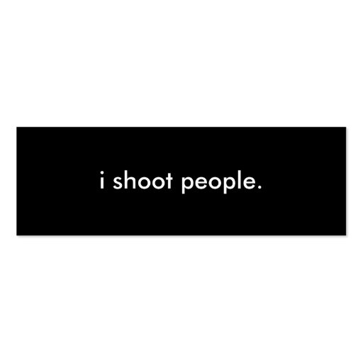 Tarjeta del perfil de la fotografía tarjeta personal